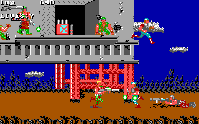 super contra game play